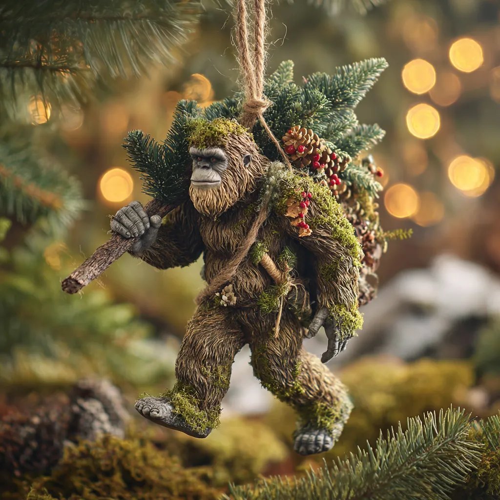 👣2026 Wildlife Wonders CollectionTM  Bigfoot Ornament🌟