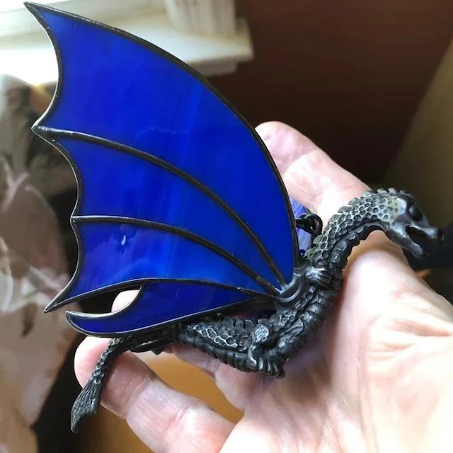 💥Christmas Hot Sale Limited Time Sale 50% Off 💥Dragon Stained Glass Sun Catcher
