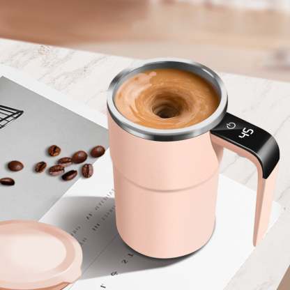 🔥LAST DAY 50% OFF - Electric coffee mug with a built-in LCD thermometer