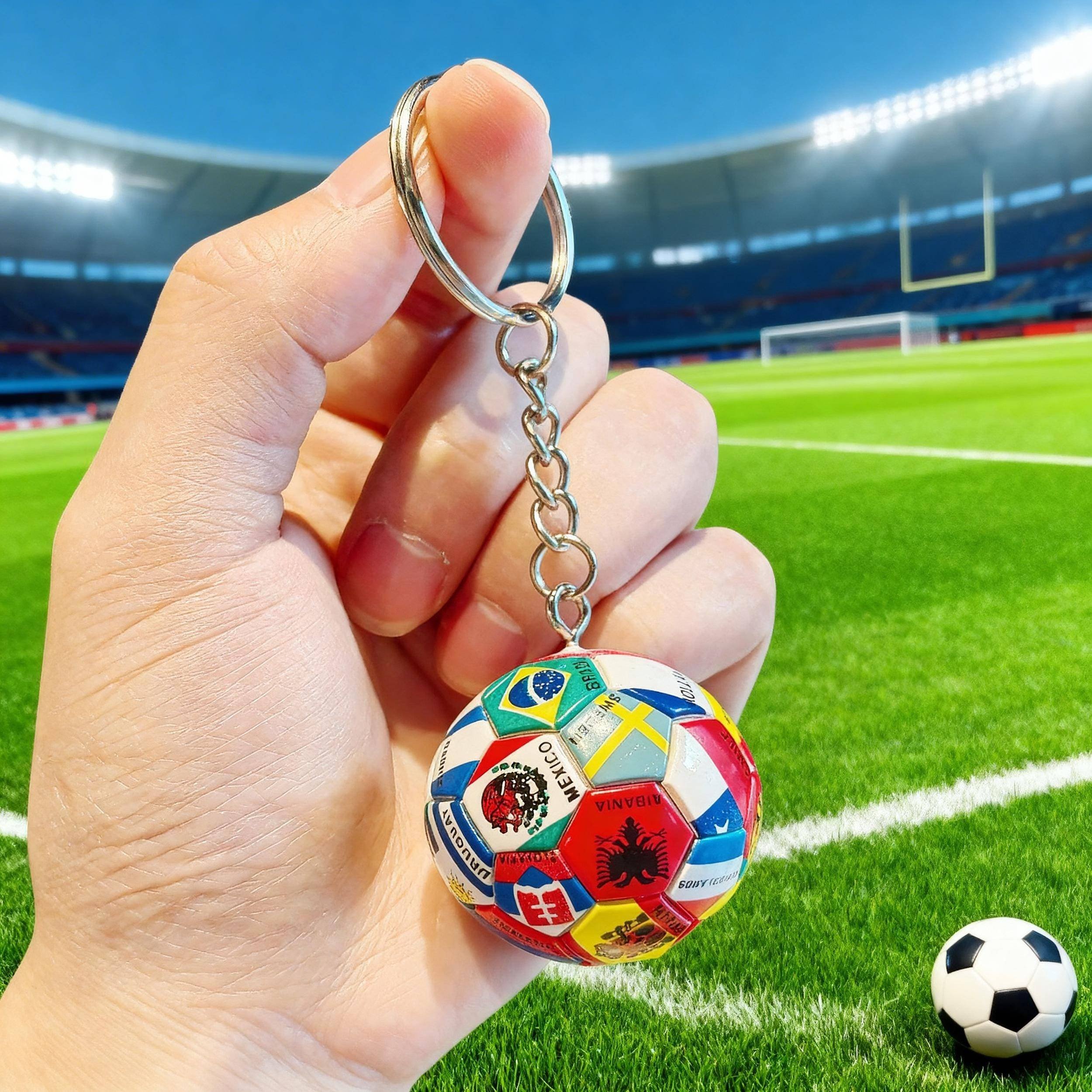 🎉Last Day 49% OFF⚽🏆 FIFA Trophy & Ball Keychain