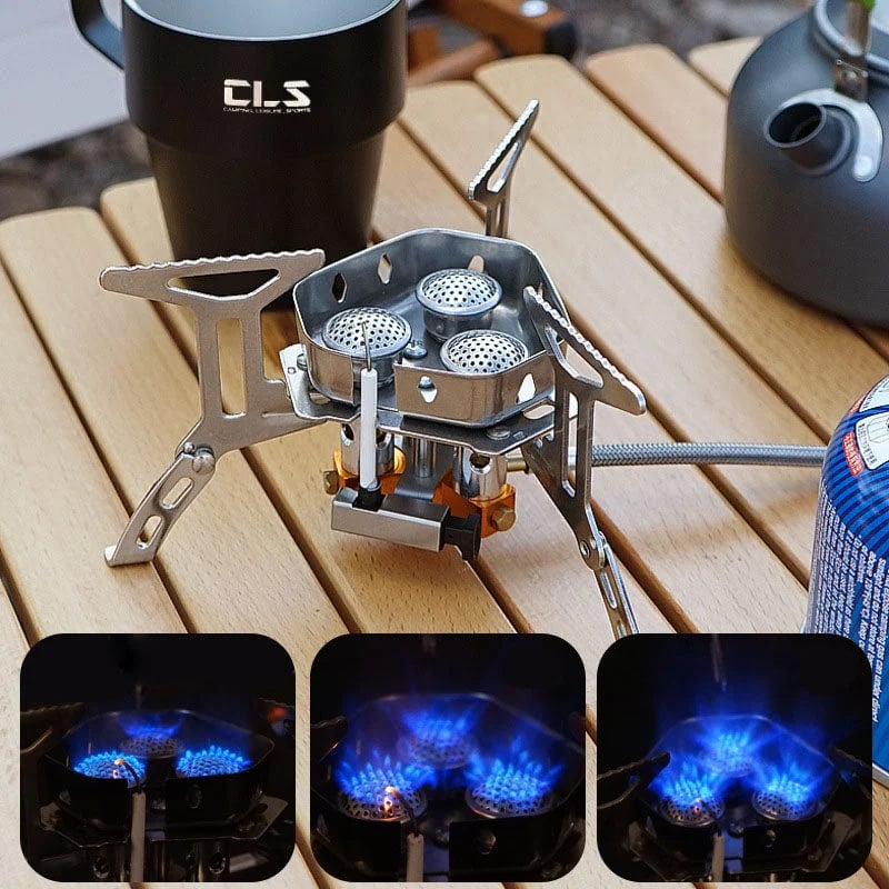 🔥HOT SALE PROMOTION - 49% OFF🔥Camping Outdoor Windproof Gas Burner