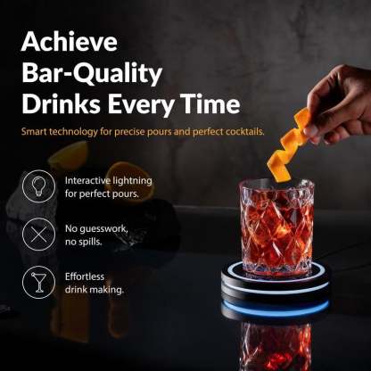 🎄Last Day Christmas Sale 49% OFF🍸 Smart Coaster 2.0 – Mix Perfect Cocktails at Home! 💡