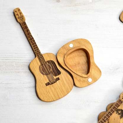 🔥Last Day 49% OFF🎁Wooden Acoustic Guitar Pick Box🎸
