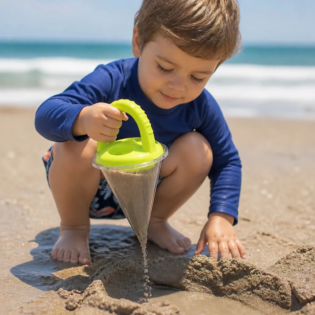 🔥Last Day 49% OFF👶🏻Kids Beach Sand Funnel Toy for Drawing and Pouring🏖