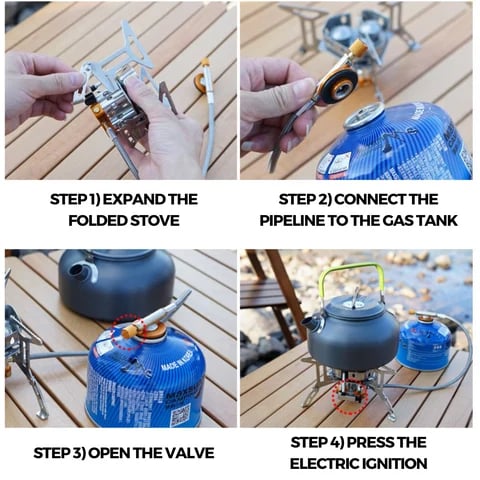 🔥HOT SALE PROMOTION - 49% OFF🔥Camping Outdoor Windproof Gas Burner