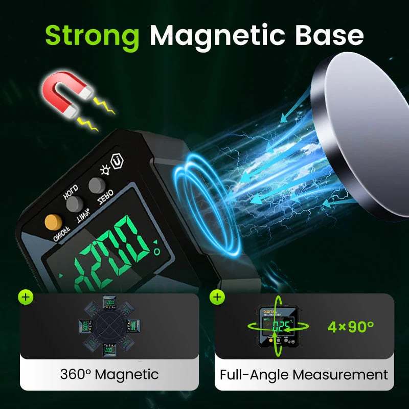 🔥Last Day 49% OFF⏰Magnetic Digital Level Angle Gauge