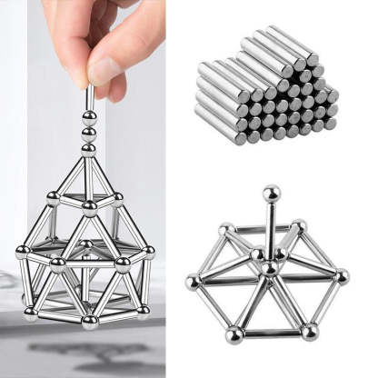 🎨 DIY Magnetic Building Kit 🧲 Create Endless Shapes | 50% OFF