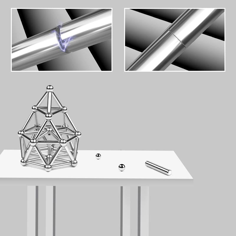 🎨 DIY Magnetic Building Kit 🧲 Create Endless Shapes | 50% OFF