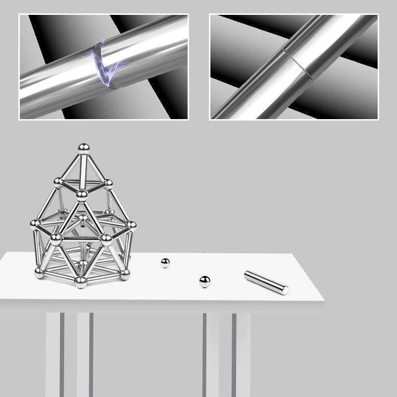 🎨 DIY Magnetic Building Kit 🧲 Create Endless Shapes | 50% OFF