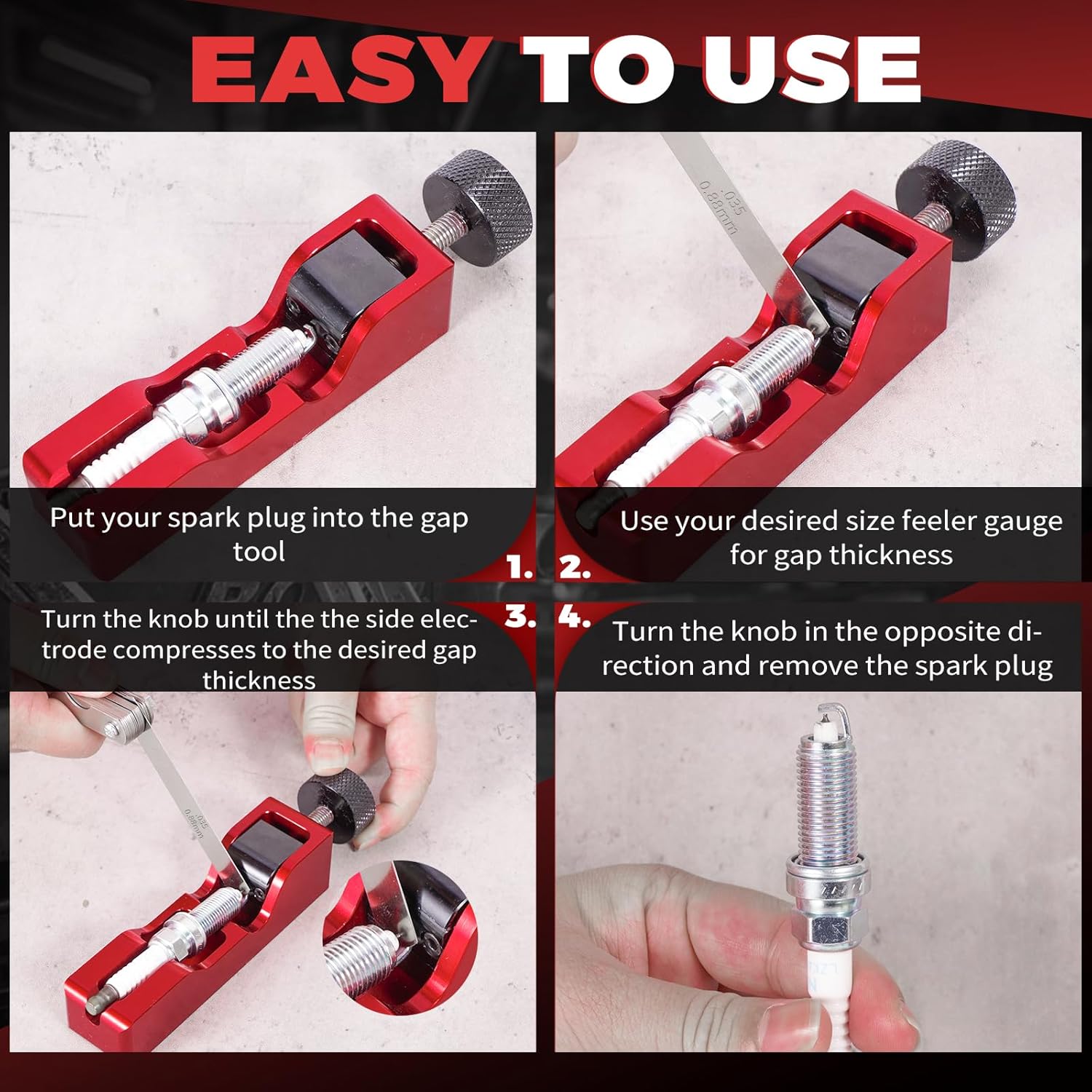 🔥HOT SALE 49% OFF🛠️🚗 Precision Gap Setter for Spark Plugs – Max Performance Every Time