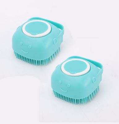 🧼🧼Bathroom 🐶Dog Cat🐱 Bath Brush Massage Gloves Soft Safety Silicone Comb Pet Accessories❤❤