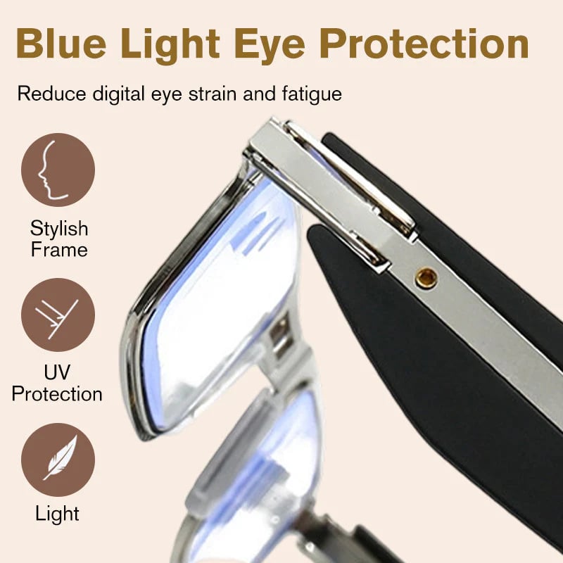 🏆LAST DAY SALE 49% OFF - Foldable Anti-Blue Light Reading Glasses with Case