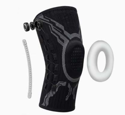 Knob-type knee brace