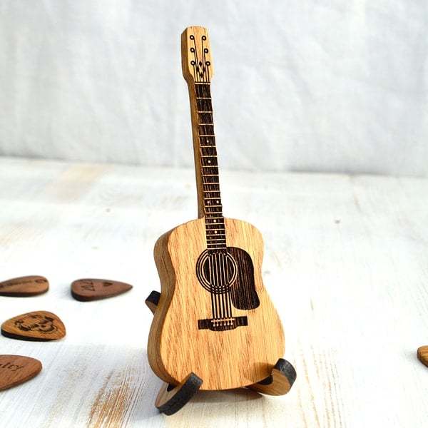 🔥Last Day 49% OFF🎁Wooden Acoustic Guitar Pick Box🎸