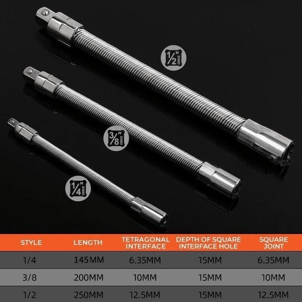 Electric Wrench Sleeve Universal Extension Rod
