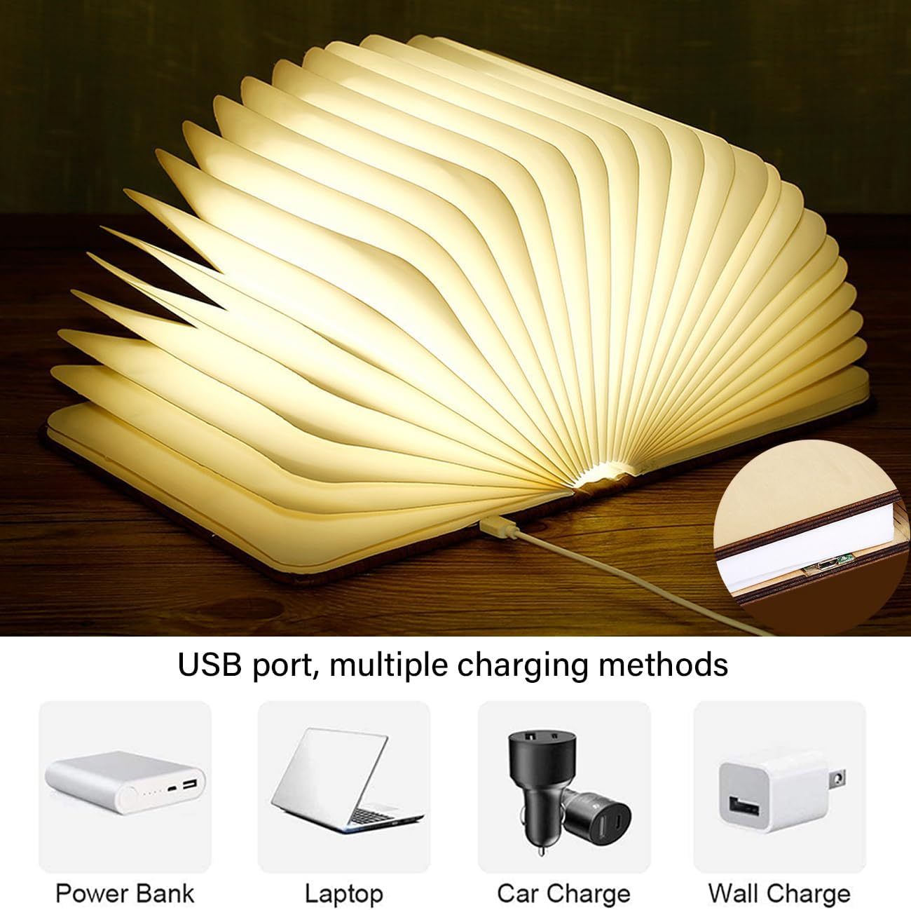 📖Foldable Book Lamp – A Glowing Story of Light & Design🥰