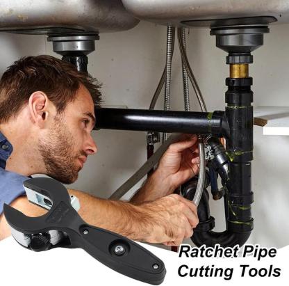 🔥Ratchet-type Pipe Cutter, One-hand Fast Pipe Cutting Tool