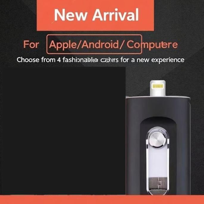 ⚡3 in 1 Flash Drive, Portable High Speed USB 3.0 Memory Storage⭐