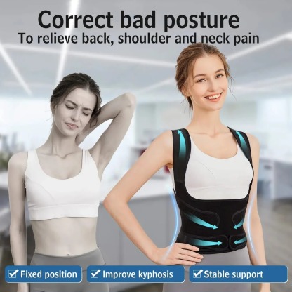 🔥Flash Sale 49% OFF-Posture Corrector-Back Brace for Men and Women- Fully Adjustable Straightener