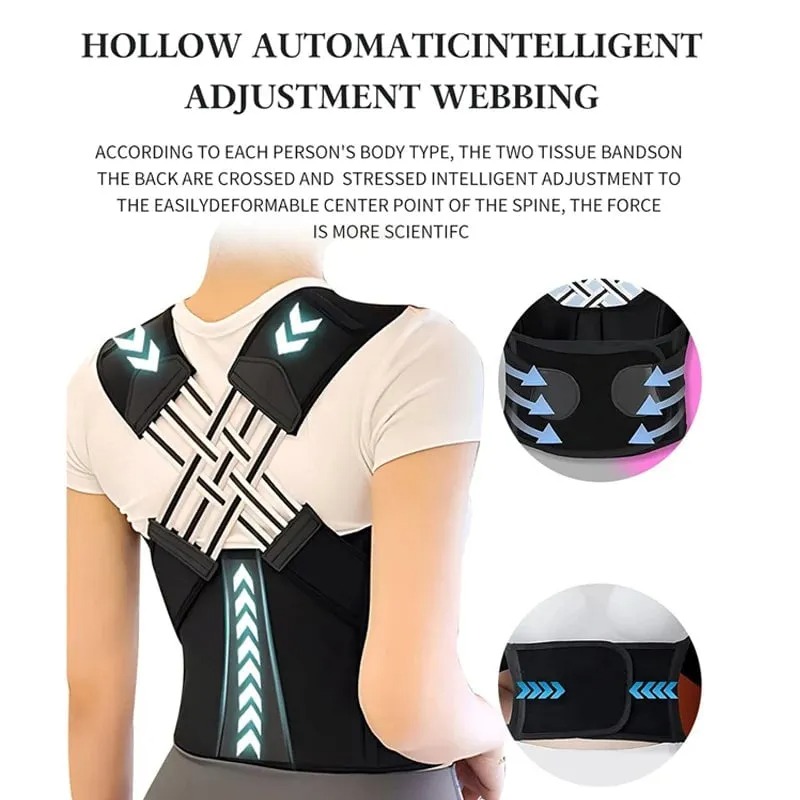 🔥Flash Sale 49% OFF-Posture Corrector-Back Brace for Men and Women- Fully Adjustable Straightener