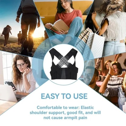 🔥Flash Sale 49% OFF-Posture Corrector-Back Brace for Men and Women- Fully Adjustable Straightener