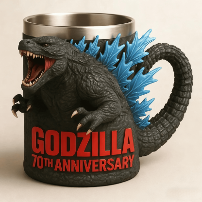 Monster Themed 3D Mug, 70th Anniversary Resin Coffee Cup, Collectible Creature Mug, Multiple Colors Available