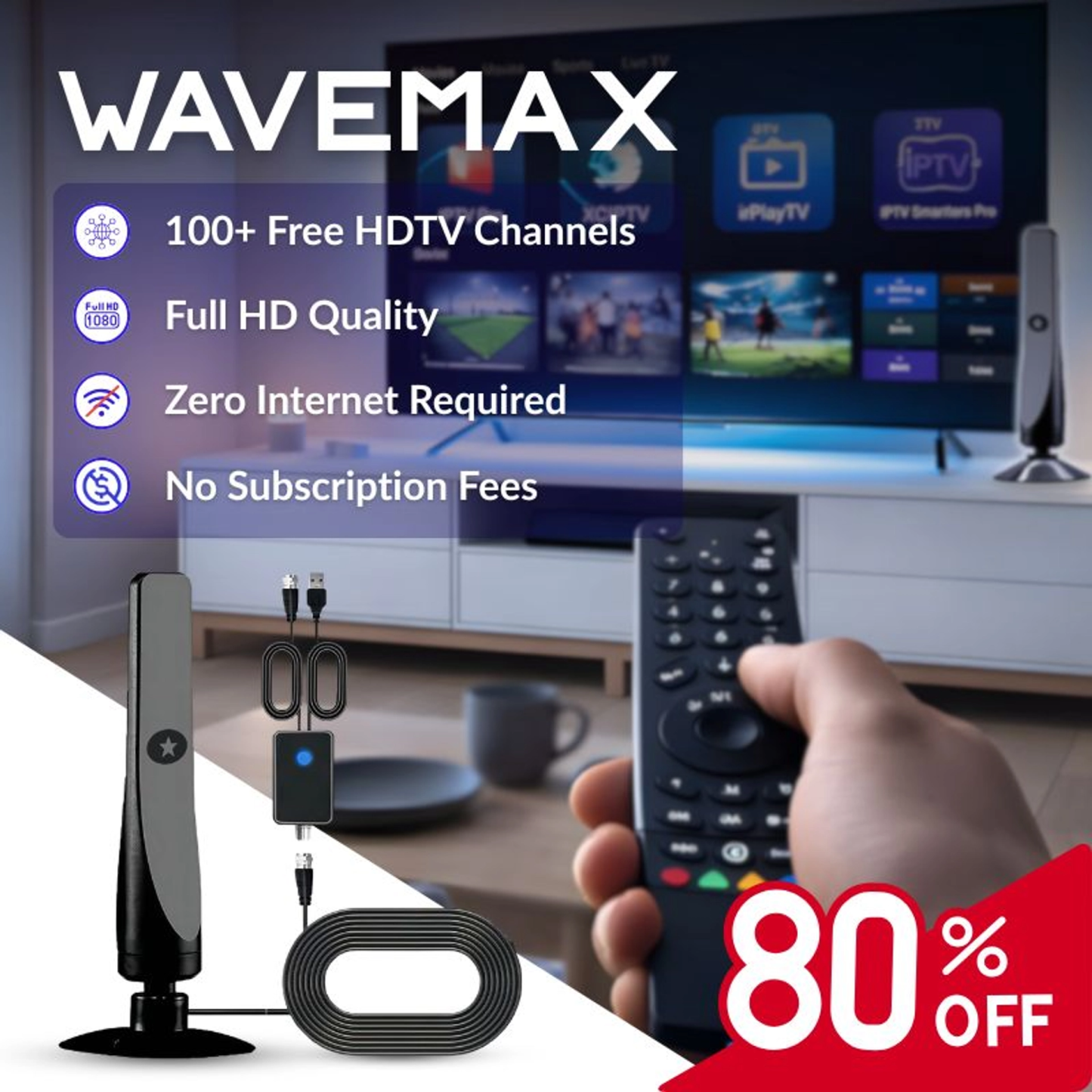 📺 WaveMax TV Channels — Cut Cable Bills & Save 50% OFF! 🔥