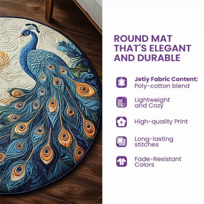 🎁 Jolly Workshop Quilted Round Mat GFTOTP13788 🎅