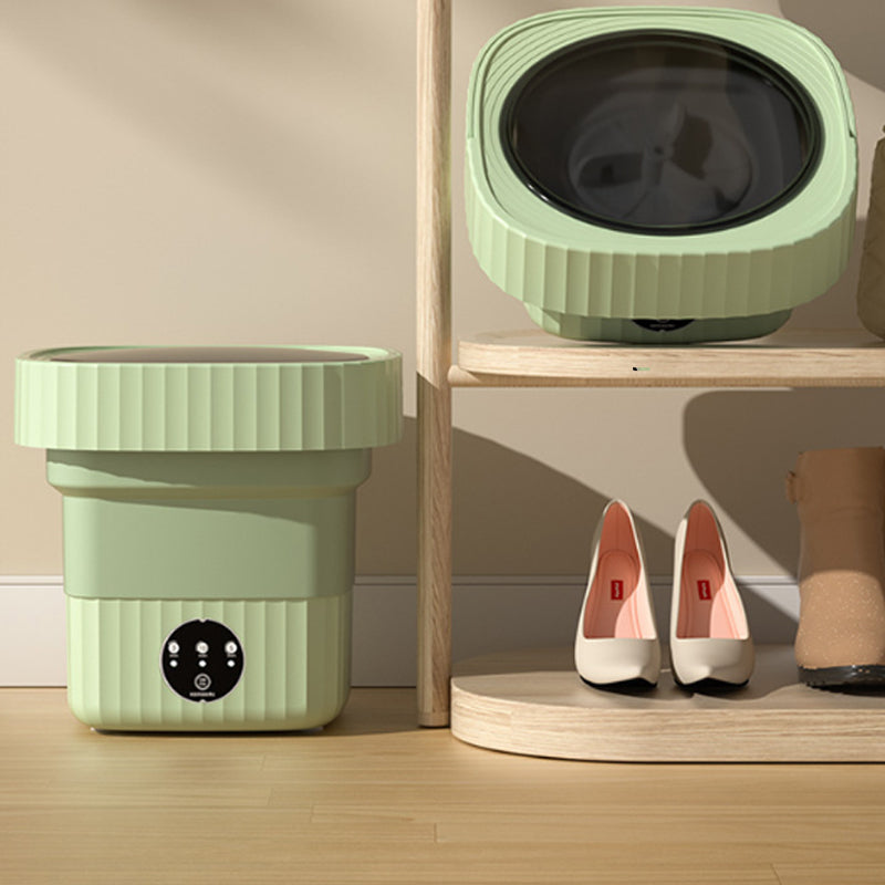 💥60% CHRISTMAS SALE! 🔥 MINI FOLDING WASHING MACHINE - Antibacterial & Portable, Perfect for Travel, Dorm and Small Spaces ✈️👕