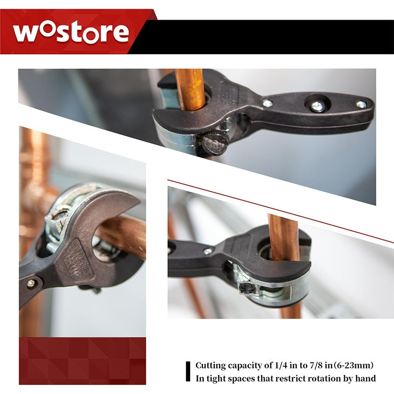 🔥Hot Sale 🛠️ 3-Piece Ratcheting Tubing Cutter Set🔧