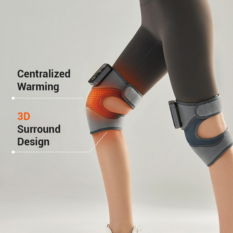 🔥 50% OFF Smart Heated Knee Massager Pad 💆 Cozy Relief & Relaxation