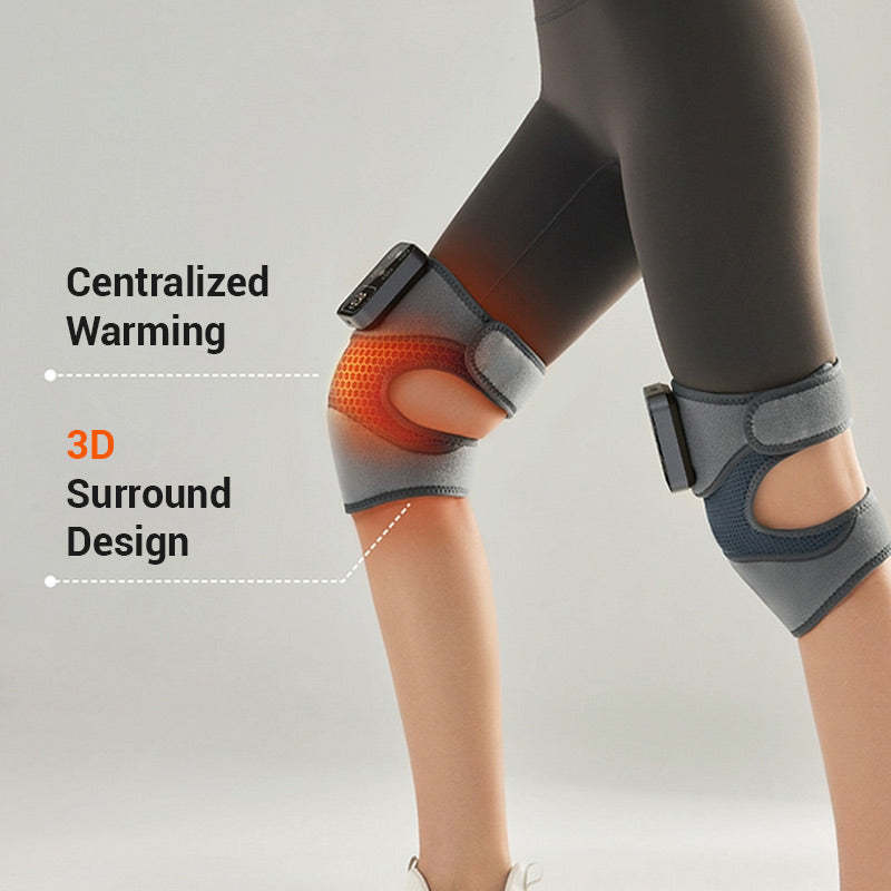 🔥 50% OFF Smart Heated Knee Massager Pad 💆 Cozy Relief & Relaxation