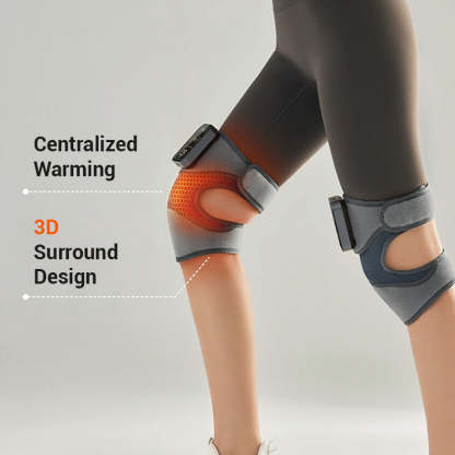 🔥 50% OFF Smart Heated Knee Massager Pad 💆 Cozy Relief & Relaxation