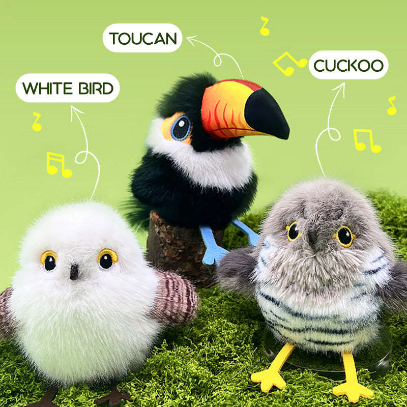 🎁🐱Lifelike Bird-Shaped Interactive Cat Toy