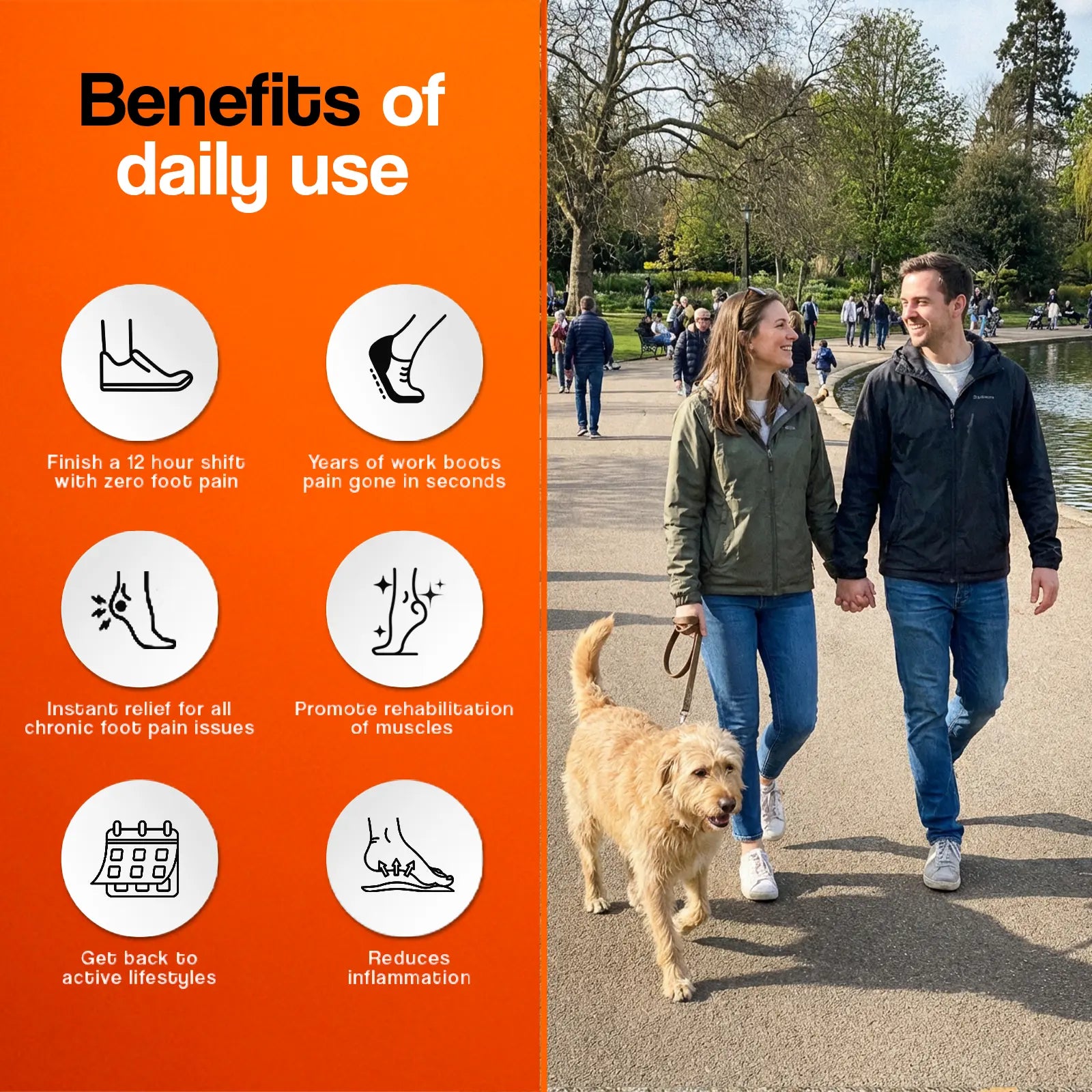 🔥 Last Day 50% OFF! Massage Insoles 🦶