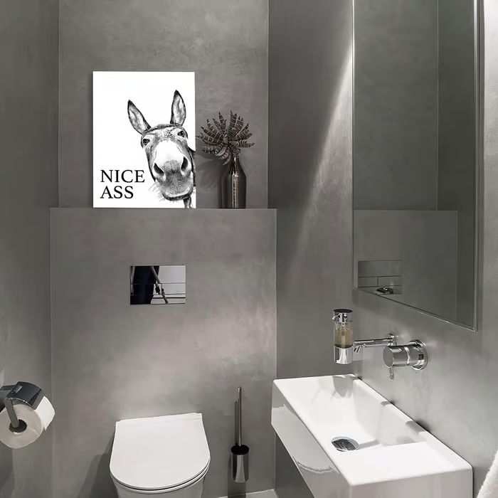 🐴"Nice Ass!"Donkey Art - The Funniest Upgrade for Your Bathroom