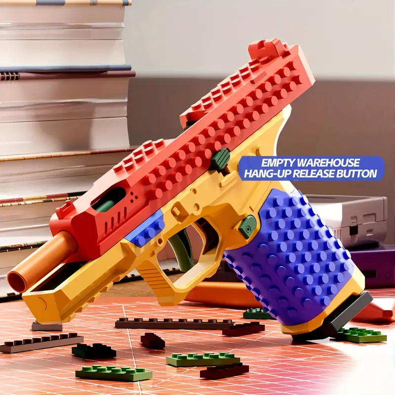 🔥Stress-relief toys🎁Tactical DIY Building Block Pistol Kit
