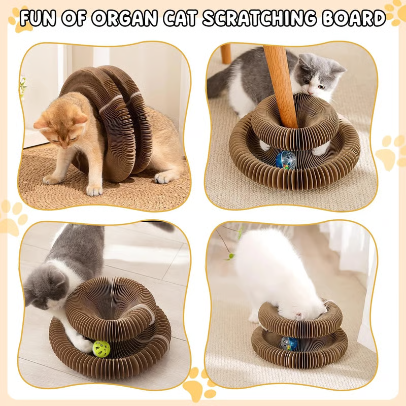 Magic Organ Cat Scratching Board--Comes with a toy bell ball