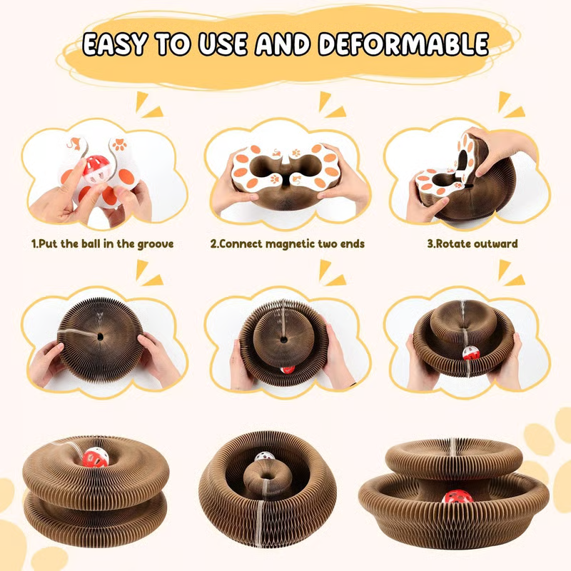 Magic Organ Cat Scratching Board--Comes with a toy bell ball