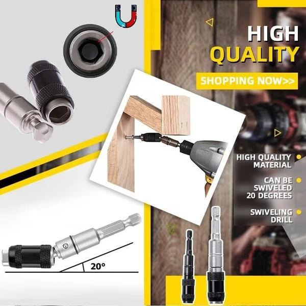 LAST DAY 47% OFF⚡Magnetic swiveling bit tip holder[Buy 3 Get 3 Free]