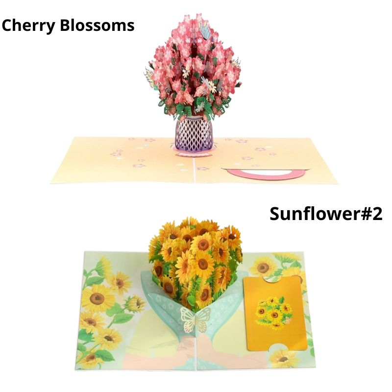 🦋Mother's Day Gift 🌹3D Pop Up Flower Bouquet Greeting Card