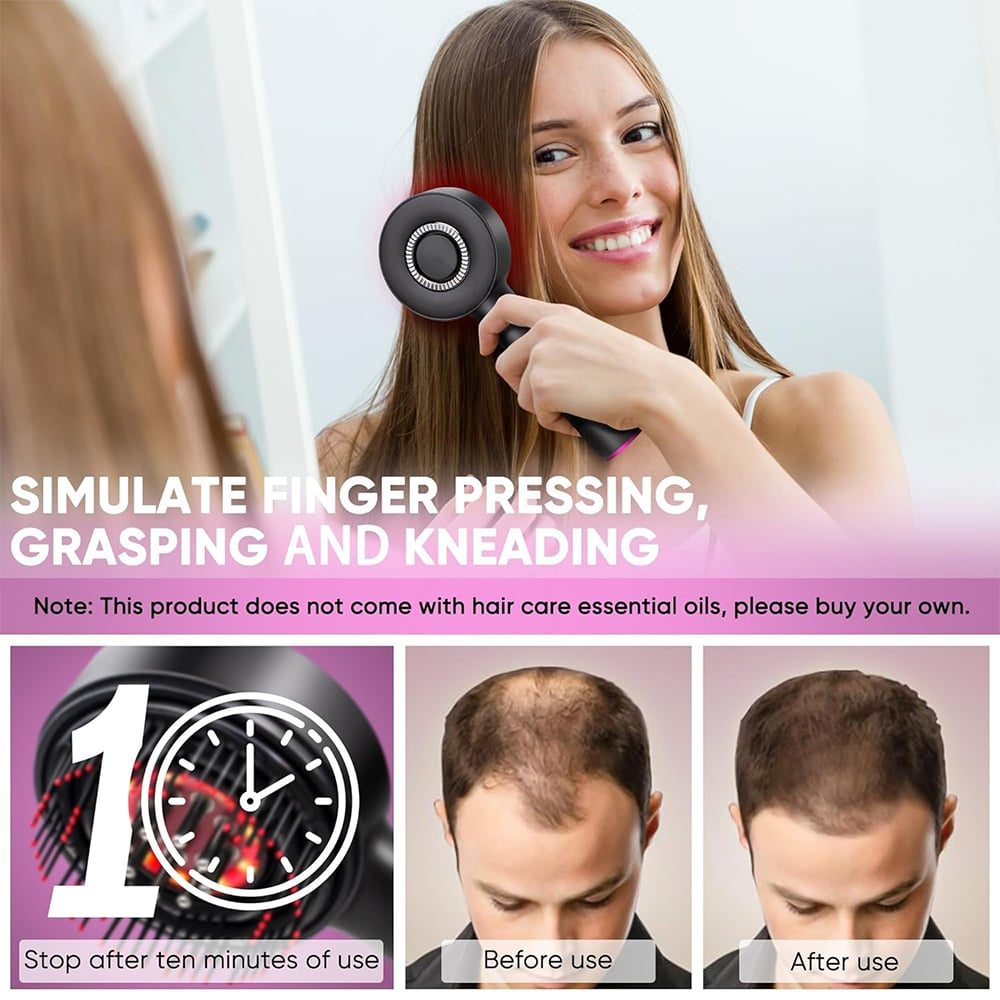 💆‍♀️ 3 in 1 Scalp Massager Hair Growth Hair Oil Applicator
