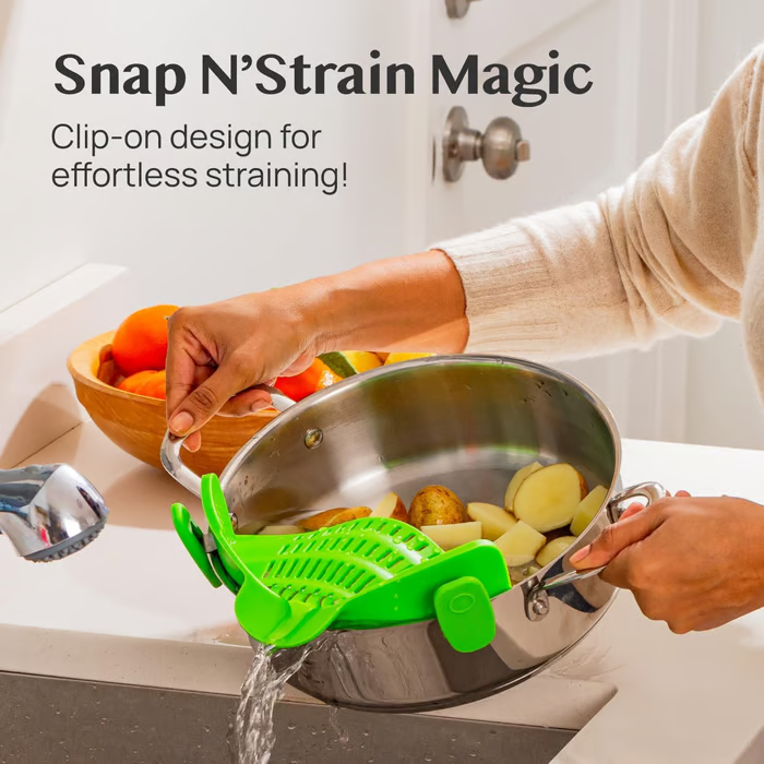 🔥2026 hot sale — Silicone Clip-On Pot Strainer