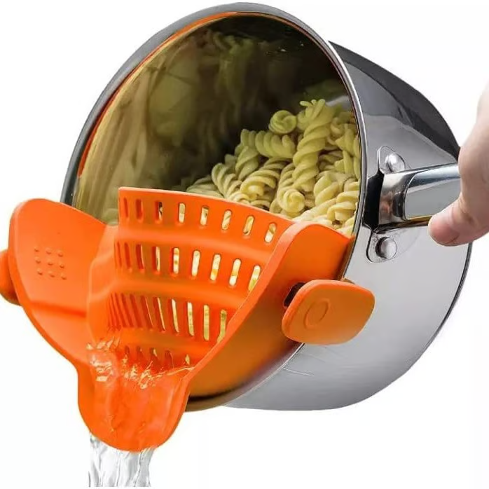 🔥2026 hot sale — Silicone Clip-On Pot Strainer