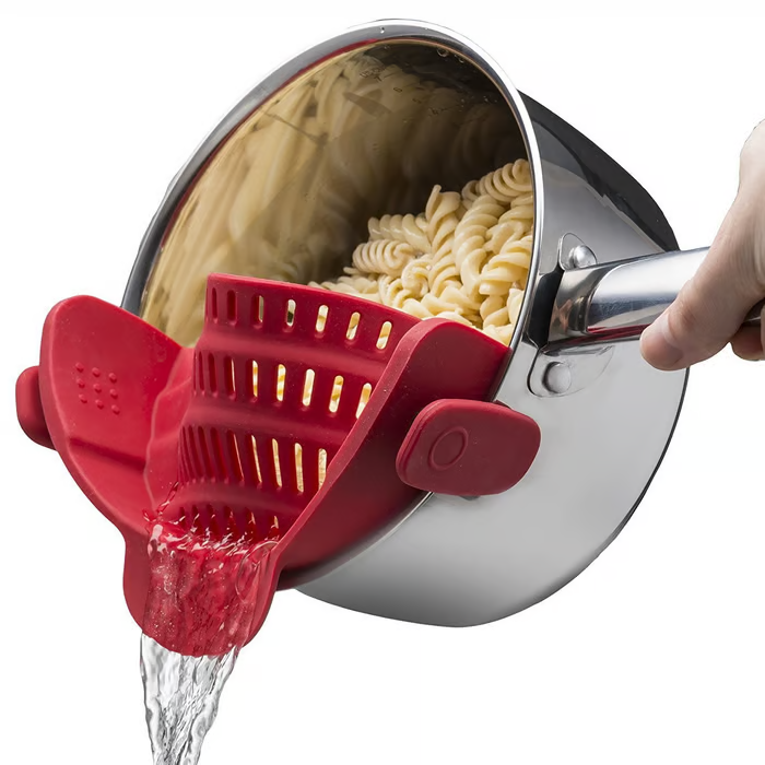 🔥2026 hot sale — Silicone Clip-On Pot Strainer