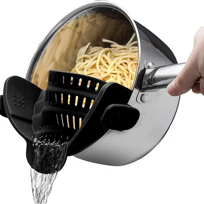 🔥2026 hot sale — Silicone Clip-On Pot Strainer