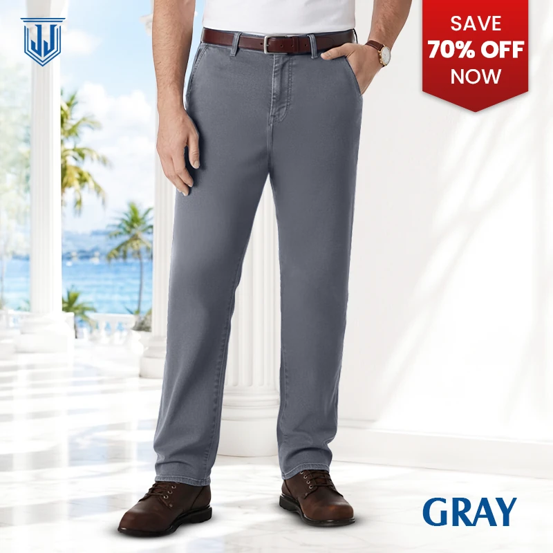 JettJeans3 - Men's Classic Straight Fit Stretch Jeans