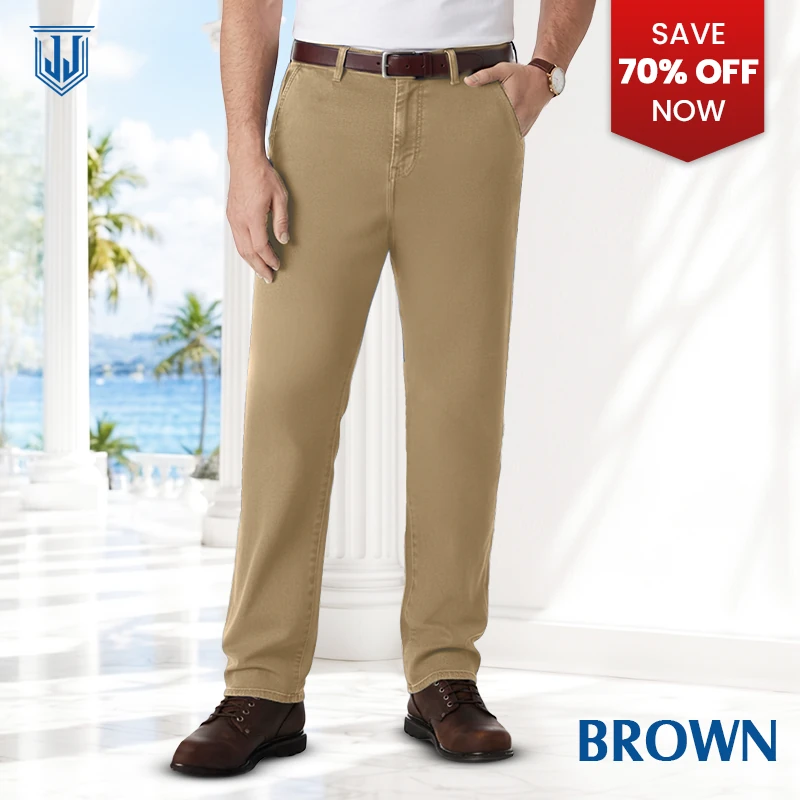 JettJeans3 - Men's Classic Straight Fit Stretch Jeans