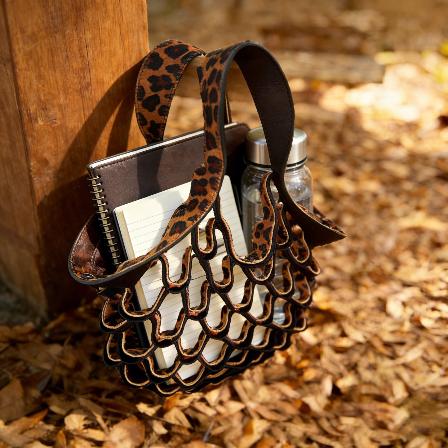 🔥LAST DAY 25% OFF - Handmade Leather Folding Tote Bag👜