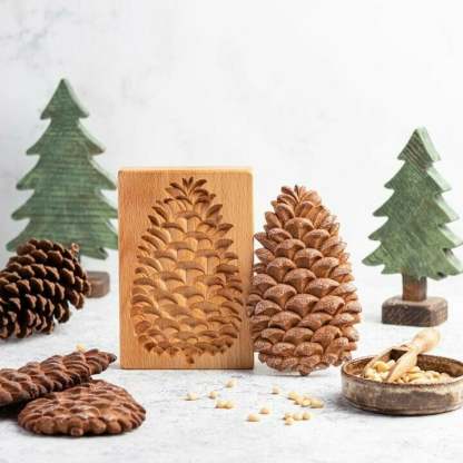 🔥Last Day 49% OFF🔥🍪Carved Wooden Pryanik Gingerbread Cookie Mold🍪